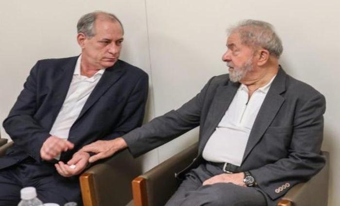 Lideranas polticas de oposio ao governo, Ciro Gomes e Lula retomaram o dilogo neste ano.  (Foto: Reproduo)