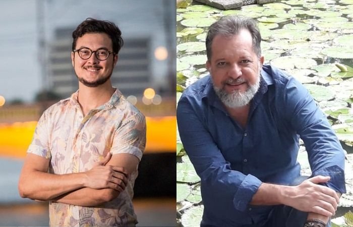 Escritores Cleyton Cabral e Paulo Andr Viana (Foto: Alex Ribeiro e Jhoni Santos/Divulgao)