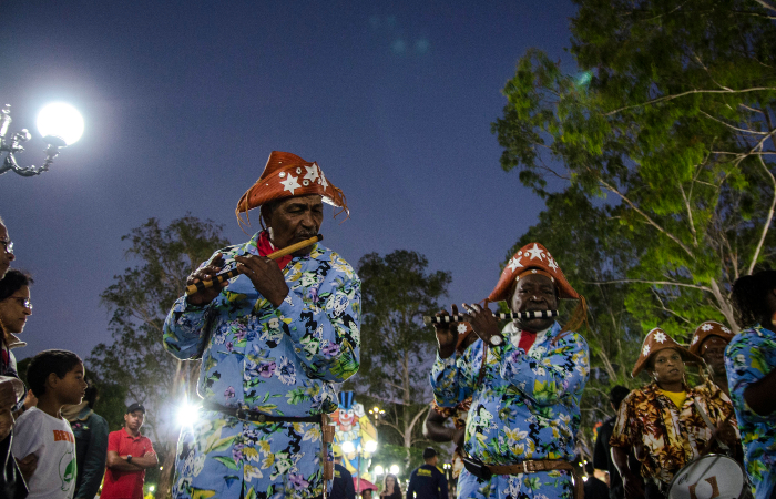 Foto: Renata Pires/Divulgação (Banda de Pífanos Raça Negra Boavistana do Ponto de Cultura Nação Caripó) Foto: Renata Pires/Divulgação (Banda de Pífanos Raça Negra Boavistana do Ponto de Cultura Nação Caripó)