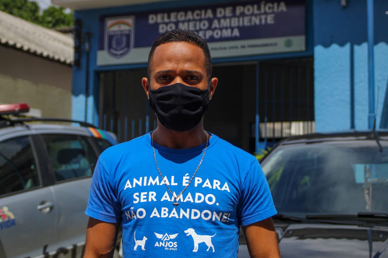 Douglas Brito, integrante da Comisso Nacional de Proteo Animal (Foto: Sandy James/Esp.DP)