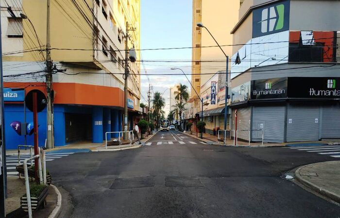 Cidade iniciou isolamento total no domingo (Foto: Divulgação/Prefeitura de Araraquara ) Cidade iniciou isolamento total no domingo (Foto: Divulgação/Prefeitura de Araraquara )