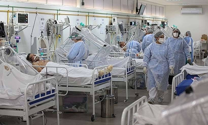 (Não há mais leitos de UTI disponíveis em vários hospitais de Porto Alegre. Foto: Michael Dantas/AFP) (Não há mais leitos de UTI disponíveis em vários hospitais de Porto Alegre. Foto: Michael Dantas/AFP)