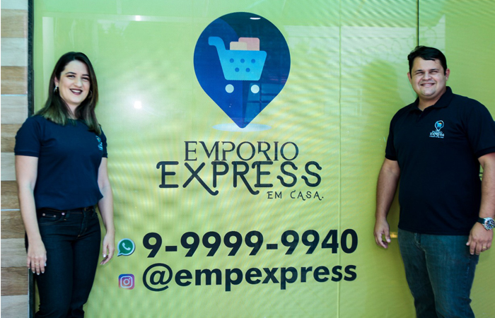 Ivana e Ibrahin comandam a Emprio Express, com servios iniciados na pandemia (Foto: Arnaldo Sete/DP)
