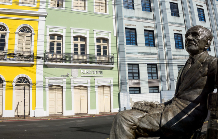 Fotografia da fachada da FUNDARPE - Fundao do Patrimnio Histrico e Artstico de Pernambuco (Foto: Fundarpe/Divulgao)