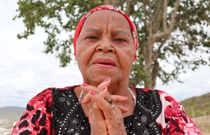 Mestre Severina Lopes tem sua histria contada por sua neta no documentrio "Mulheres da Roda do Samba de Coco Arcoverdense" (Foto: Cine Arcoverde/Divulgao)