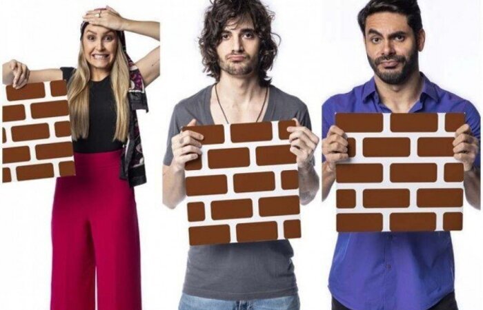 O paredo desta semana  formado por trs participantes do camarote: Carla Diaz, Fiuk e Rodolffo (Foto: Globo/Divulgao)