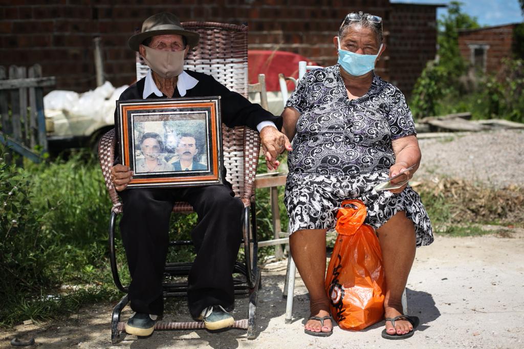 Seu Antnio e dona Josefa (Foto: Hesodo Ges/Esp.DP)