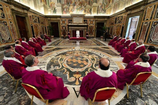 (Foto: FOLHETO / VATICAN MEDIA / AFP) (Foto: FOLHETO / VATICAN MEDIA / AFP)