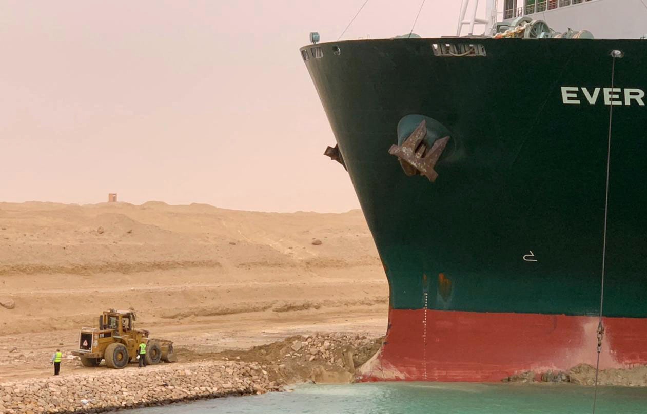 (Foto: SUEZ CANAL AUTHORITY / AFP) (Foto: SUEZ CANAL AUTHORITY / AFP)