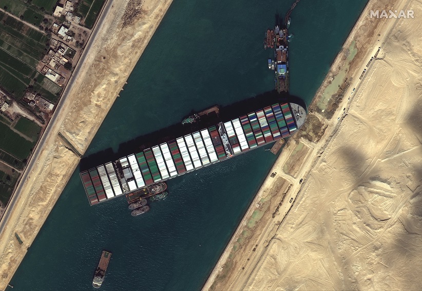 (Foto: SATELLITE IMAGE ©2021 MAXAR TECHNOLOGIES / AFP
) (Foto: SATELLITE IMAGE ©2021 MAXAR TECHNOLOGIES / AFP
)