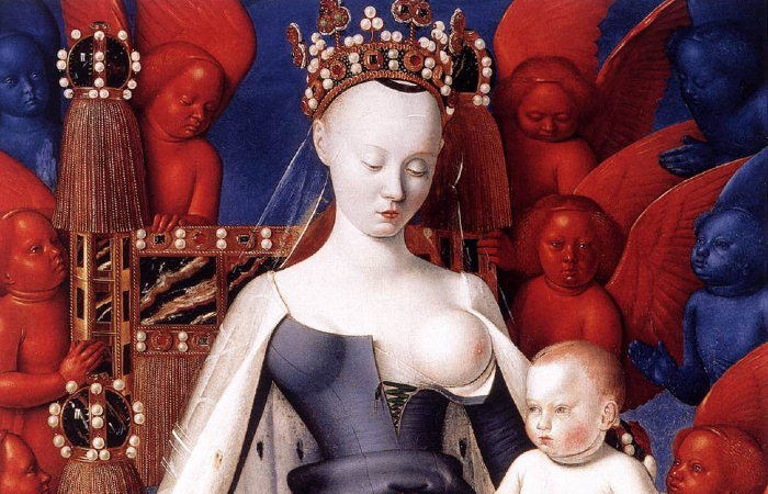 Díptico de Melun, de Jean Fouquet (Foto: Reprodução da Internet) Díptico de Melun, de Jean Fouquet (Foto: Reprodução da Internet)