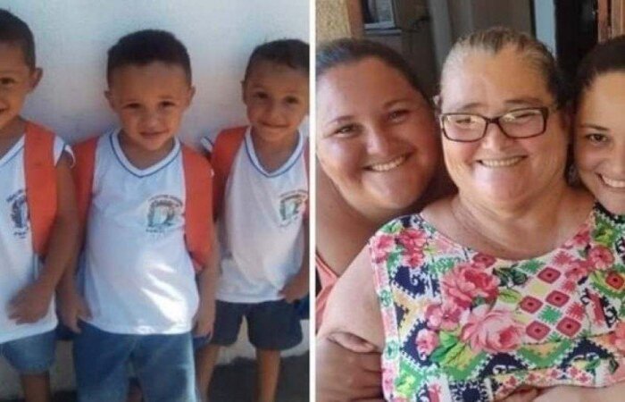 Os meninos perderam a mãe, a avó e a tia para a Covid-19 em um intervalo de apenas oito dias. O pai das crianças morreu em um acidente de carro no ano passado (crédito: Reprodução) Os meninos perderam a mãe, a avó e a tia para a Covid-19 em um intervalo de apenas oito dias. O pai das crianças morreu em um acidente de carro no ano passado (crédito: Reprodução)