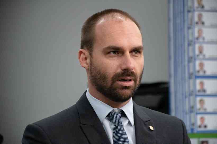 Por 12 votos a 5, parlamentares decidiram arquivar processo contra o filho do presidente da República. Ele foi denunciado após dizer, em uma entrevista em 2019, que o governo poderia criar um novo AI-5 (Foto: Leonardo Marques/ASCOM/MCT) Por 12 votos a 5, parlamentares decidiram arquivar processo contra o filho do presidente da República. Ele foi denunciado após dizer, em uma entrevista em 2019, que o governo poderia criar um novo AI-5 (Foto: Leonardo Marques/ASCOM/MCT)