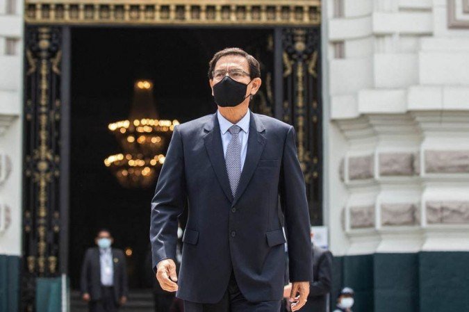 (O Ministério Público abriu em fevereiro uma investigação contra Vizcarra e outras pessoas pelo caso das vacinas. Foto: ERNESTO BENAVIDES/AFP) (O Ministério Público abriu em fevereiro uma investigação contra Vizcarra e outras pessoas pelo caso das vacinas. Foto: ERNESTO BENAVIDES/AFP)
