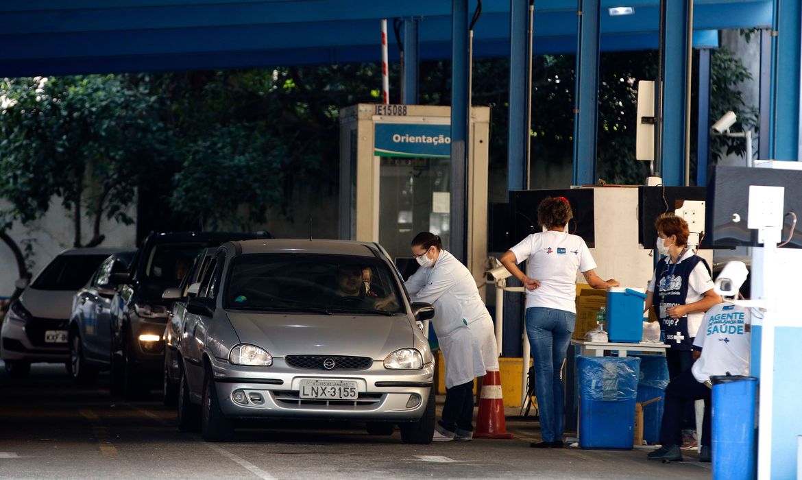 (Foram aplicadas até agora 1,4 milhão de doses da vacina. Foto: Tânia Rego/Agência Brasil) (Foram aplicadas até agora 1,4 milhão de doses da vacina. Foto: Tânia Rego/Agência Brasil)