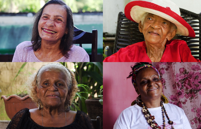 Dona Ana Lúcia, Dona Glorinha, Dona Cila e Dona Célia aprenderam com os pais a paixão pelo coco e seguem lutando pela valorização e preservação da cultura popular (Foto: Ladjane Rameh/Divulgação) Dona Ana Lúcia, Dona Glorinha, Dona Cila e Dona Célia aprenderam com os pais a paixão pelo coco e seguem lutando pela valorização e preservação da cultura popular (Foto: Ladjane Rameh/Divulgação)