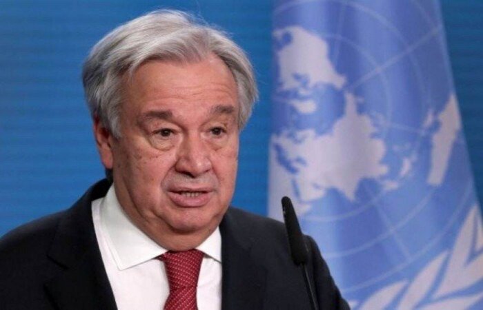 Antnio Guterres disse que pases desenvolvidos devem ajudar pases em desenvolvimento em financiamento de solues ambientais
 (crdito: MICHAEL SOHN/AFP)