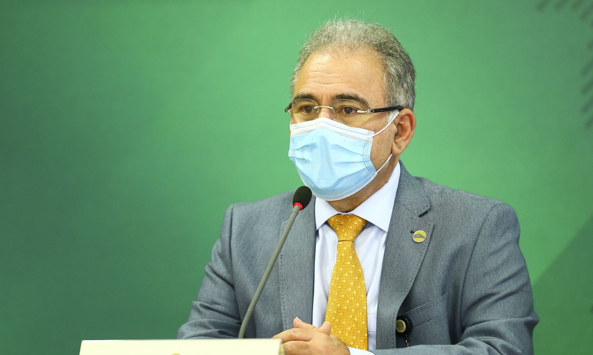 (Anúncio foi feito pelo ministro da Saúde, Marcelo Queiroga. Foto: Marcelo Camargo/Agência Brasil) (Anúncio foi feito pelo ministro da Saúde, Marcelo Queiroga. Foto: Marcelo Camargo/Agência Brasil)