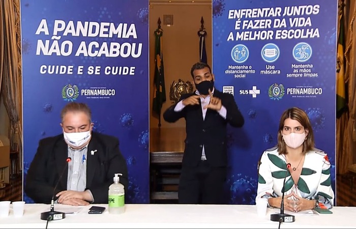 O pronunciamento se deu no mesmo dia em que Pernambuco registrou 3.074 novos casos da Covid-19, novo recorde diário de casos confirmados (Foto: Reprodução) O pronunciamento se deu no mesmo dia em que Pernambuco registrou 3.074 novos casos da Covid-19, novo recorde diário de casos confirmados (Foto: Reprodução)