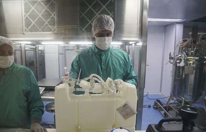 Insumo é o mais importante para produção da vacina contra a covid-19 (Biomanguinhos/Fiocruz) Insumo é o mais importante para produção da vacina contra a covid-19 (Biomanguinhos/Fiocruz)