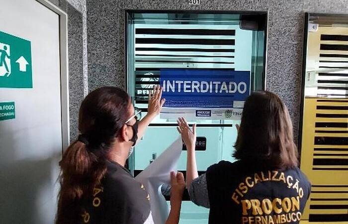 (Duas empresas funcionavam em Boa Viagem e outra em Santo Antônio. Foto: Procon-PE/Divulgação) (Duas empresas funcionavam em Boa Viagem e outra em Santo Antônio. Foto: Procon-PE/Divulgação)