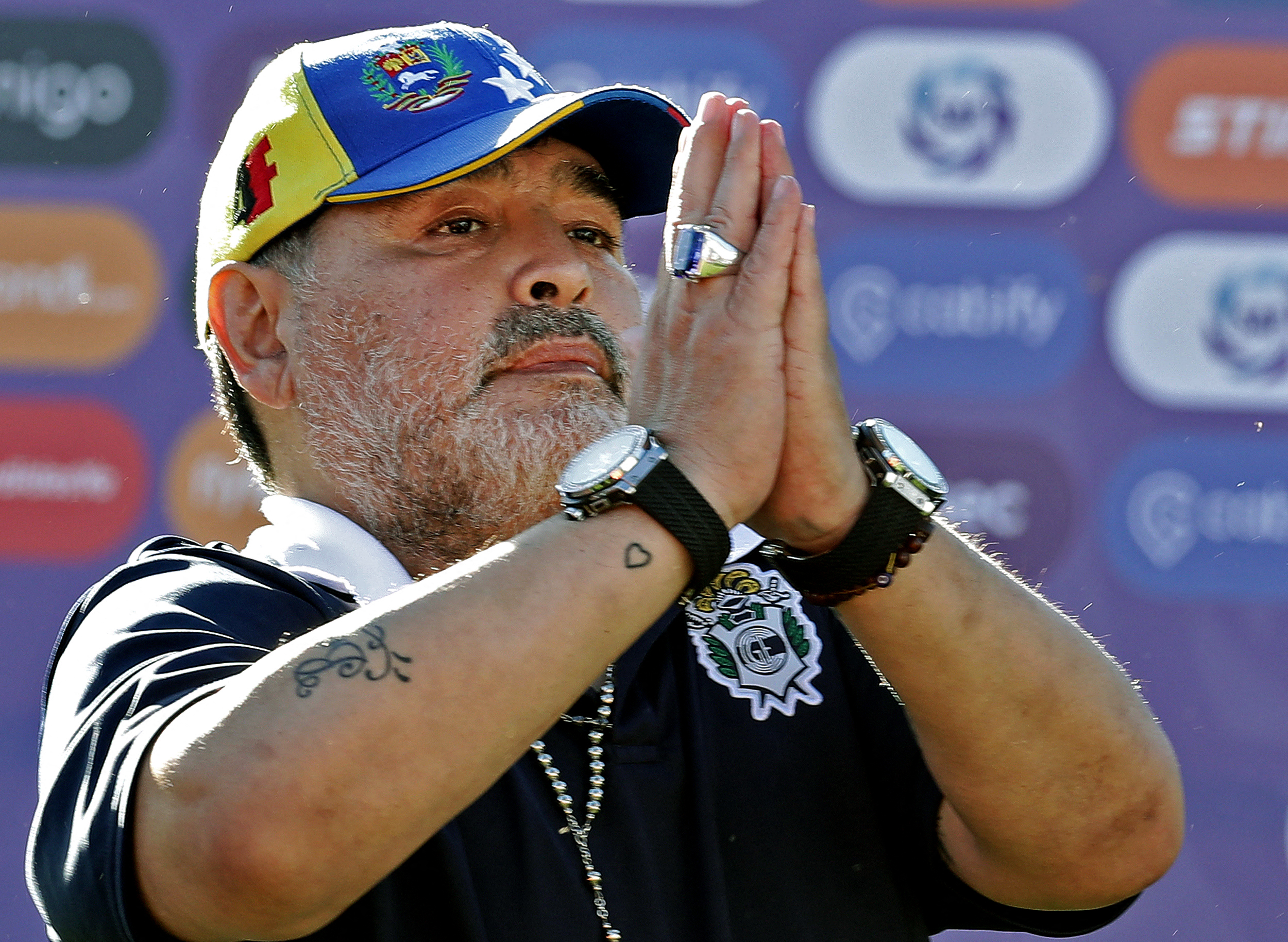 (Maradona morreu em 25 de novembro de 2020 durante sua convalescença em uma casa nos arredores de Buenos Aires, após uma cirurgia bem-sucedida na cabeça para remover um hematoma. Foto: ALEJANDRO PAGNI / AFP) (Maradona morreu em 25 de novembro de 2020 durante sua convalescença em uma casa nos arredores de Buenos Aires, após uma cirurgia bem-sucedida na cabeça para remover um hematoma. Foto: ALEJANDRO PAGNI / AFP)