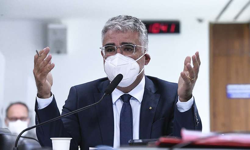 (Eleito pelo Ceará, Eduardo Girão (foto) questionou Dimas Covas sobre eficácia da Coronavac em idosos. Foto: Edilson Rodrigues/Agência Senado) (Eleito pelo Ceará, Eduardo Girão (foto) questionou Dimas Covas sobre eficácia da Coronavac em idosos. Foto: Edilson Rodrigues/Agência Senado)