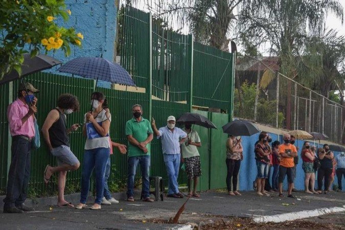 (Foto: AFP / NELSON ALMEIDA) (Foto: AFP / NELSON ALMEIDA)