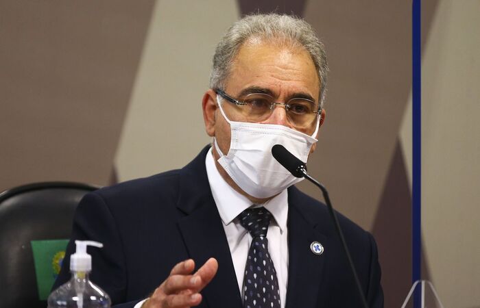 Ministro depõe pela segunda vez à CPI da Pandemia
(Marcelo Camargo/Agência Brasil) Ministro depõe pela segunda vez à CPI da Pandemia
(Marcelo Camargo/Agência Brasil)