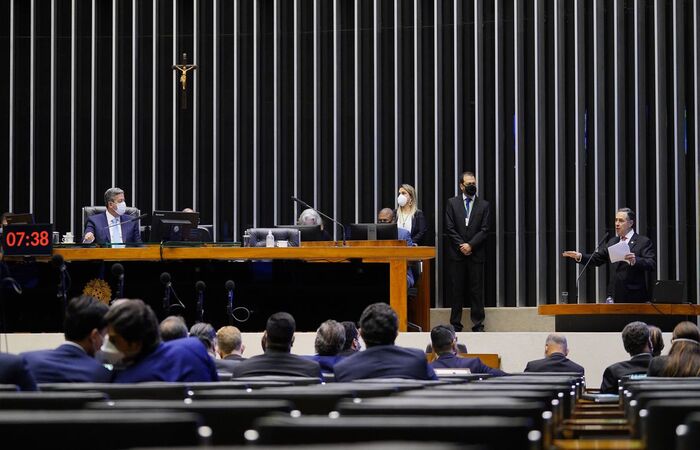 A declaração é do presidente do TSE durante reunião na Câmara
(Foto: Pablo Valadares/Câmara dos Deputados) A declaração é do presidente do TSE durante reunião na Câmara
(Foto: Pablo Valadares/Câmara dos Deputados)