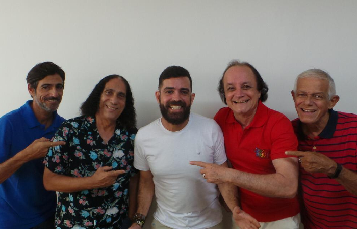 Alexandre Doca, Z Carlos, Cassius Cavalcanti, Rominho e Nenm (Foto: Divulgao)