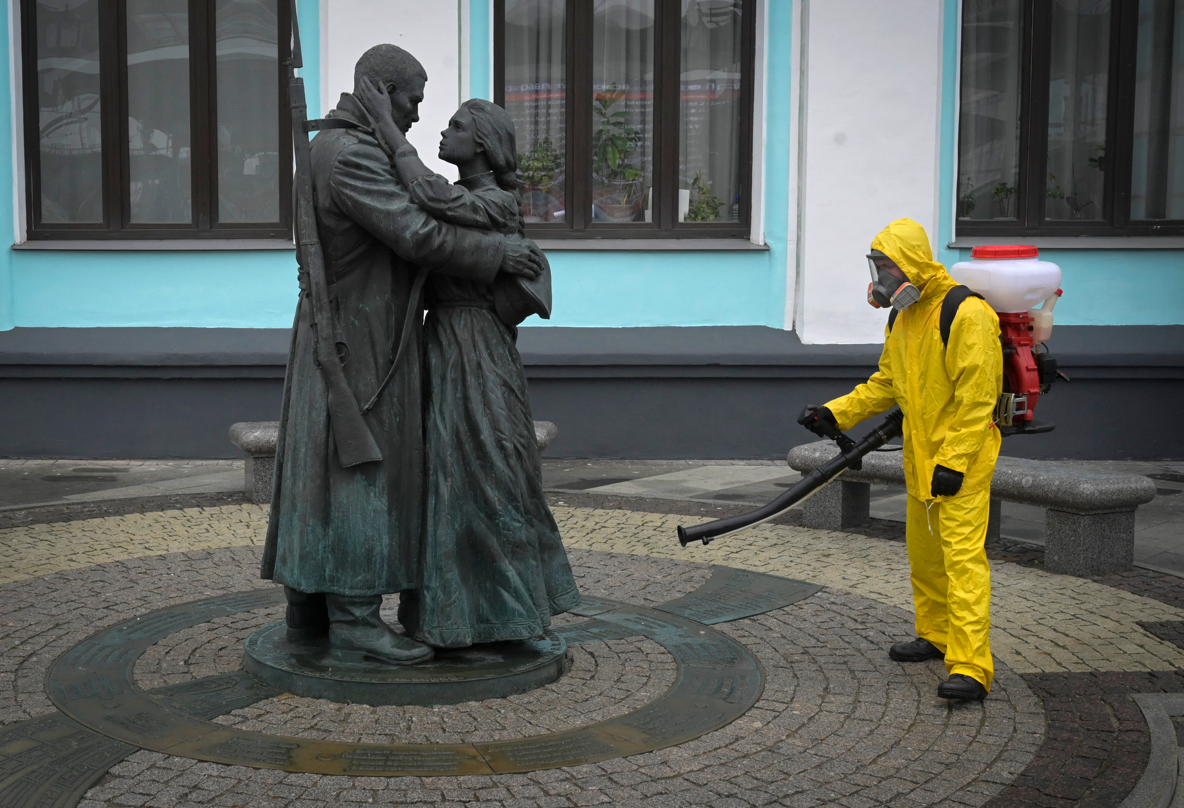 (Foto: Natalia KOLESNIKOVA / AFP) (Foto: Natalia KOLESNIKOVA / AFP)