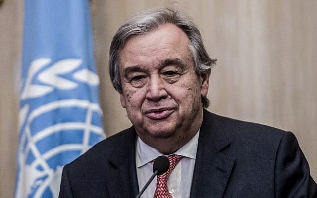 Secretário-geral da Organização das Nações Unidas (ONU), António Guterres (AFP/Khaled Desouki) Secretário-geral da Organização das Nações Unidas (ONU), António Guterres (AFP/Khaled Desouki)