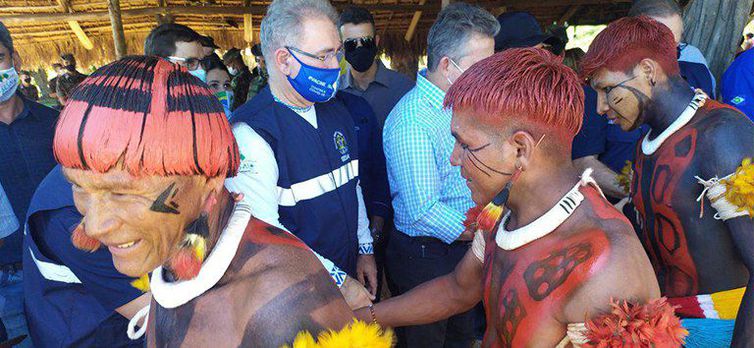(Mutirão de saúde leva atendimentos para indígenas no Xingu (MT). Foto: Divulgação/Ministério da Saúde) (Mutirão de saúde leva atendimentos para indígenas no Xingu (MT). Foto: Divulgação/Ministério da Saúde)