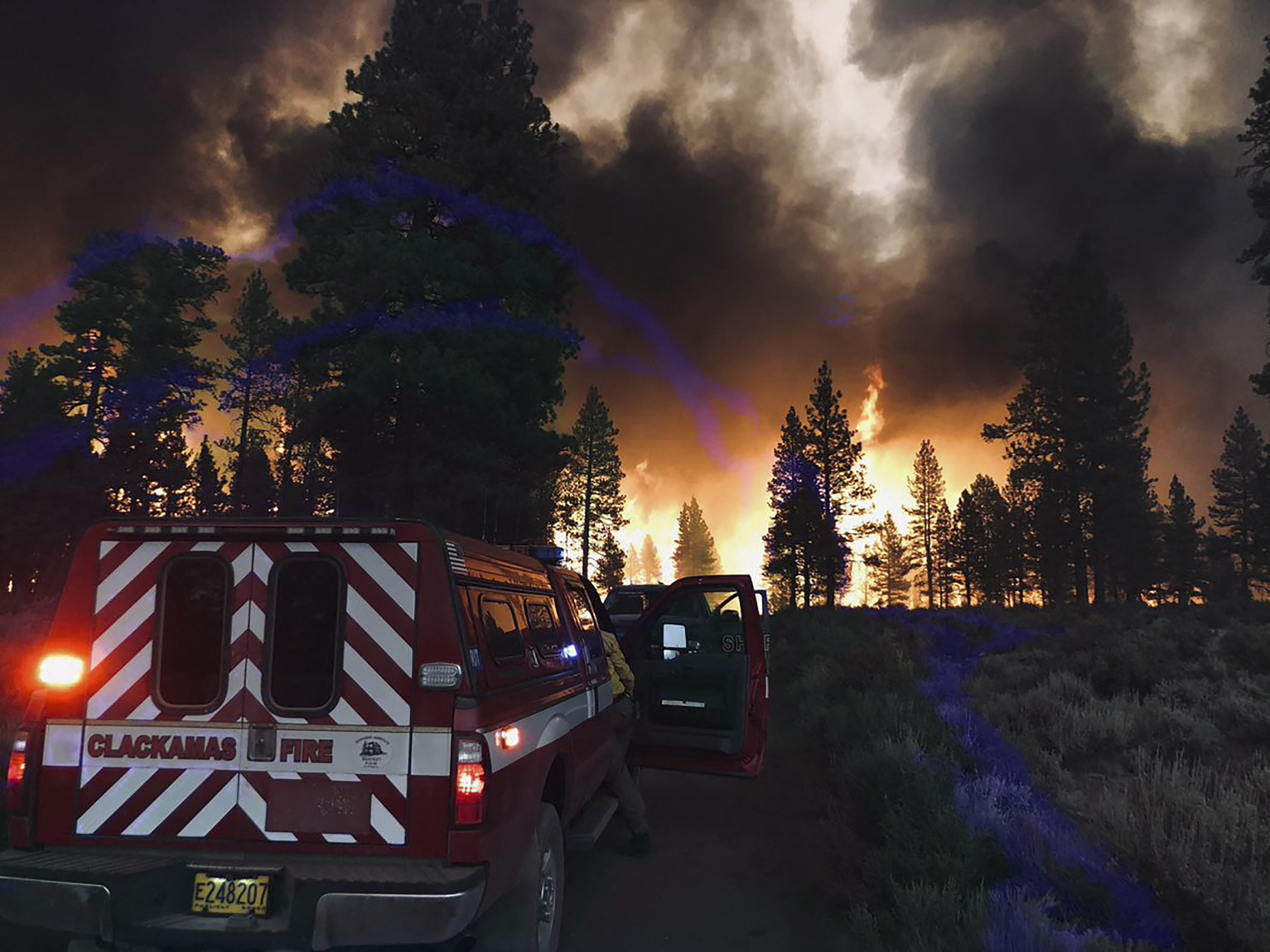 (Foto: Handout / Oregon State Fire Marshal / AFP) (Foto: Handout / Oregon State Fire Marshal / AFP)