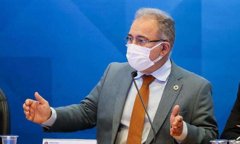 (Ministro da Saúde, Marcelo Queiroga disse não ver mal algum em pesquisar qualquer medicamento. Foto: Walterson Rosa/MS) (Ministro da Saúde, Marcelo Queiroga disse não ver mal algum em pesquisar qualquer medicamento. Foto: Walterson Rosa/MS)