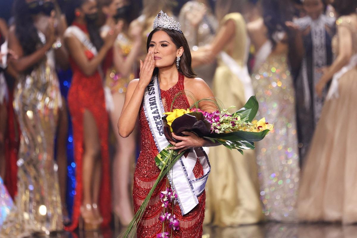 (A mexicana Andrea Meza eleita a Miss Universo 2021. Foto: Rodrigo Varela/GETTY IMAGES NORTH AMERICA/Getty Images via AFP) (A mexicana Andrea Meza eleita a Miss Universo 2021. Foto: Rodrigo Varela/GETTY IMAGES NORTH AMERICA/Getty Images via AFP)
