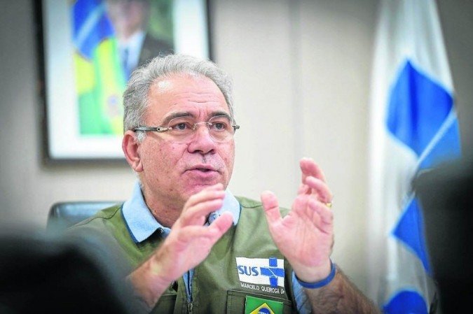 (Em coletiva de imprensa, o ministro da Saúde voltou a defender o retorno às aulas presenciais e às atividades econômicas. Foto: Walterson Rosa/MS) (Em coletiva de imprensa, o ministro da Saúde voltou a defender o retorno às aulas presenciais e às atividades econômicas. Foto: Walterson Rosa/MS)