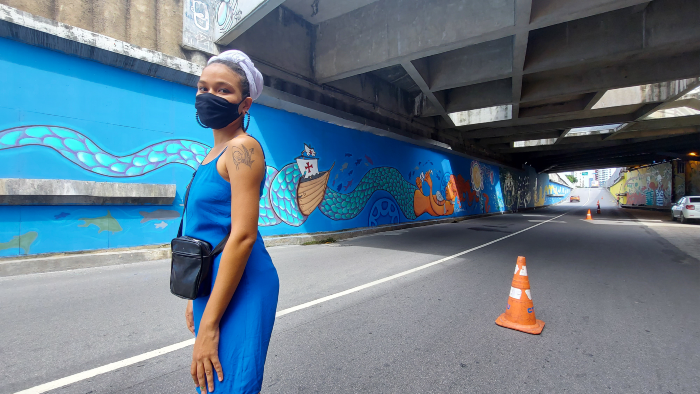 Sereia anticolonial de Nath (Foto: Priscilla Melo/Divulgao)
