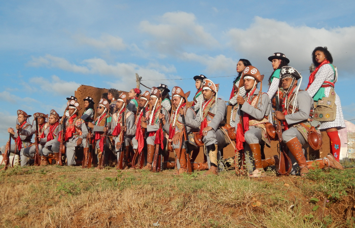 Grupo de xaxado Cabras de Lampio (Foto: Lasa Magalhes/Divulgao)