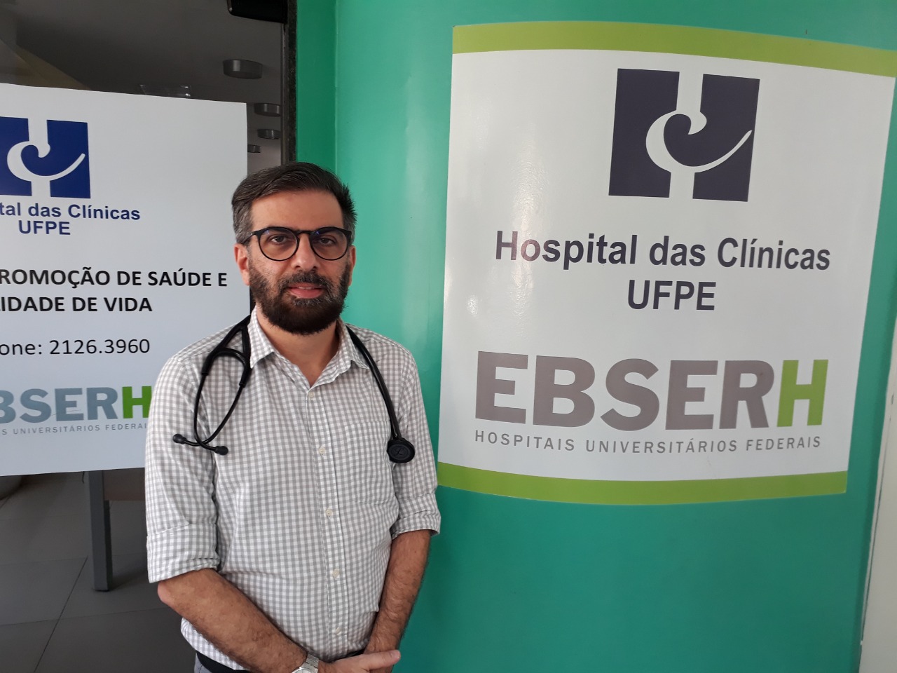 Infectologista Paulo Srgio Ramos, chefe do Servio de Doenas Infecciosas e Parasitrias (DIP) do Hospital das Clnicas da FPE/Ebserh.  (Foto: Divulgao)