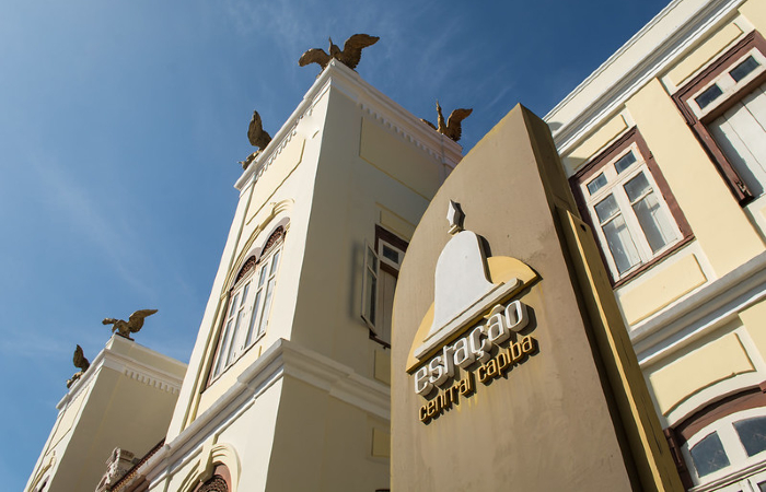 Fachada do Museu do Trem do Recife. (Foto: PH Reinaux / Secult PE %u2013 Fundarpe)