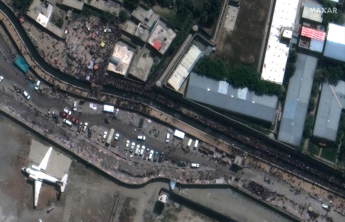 (Foto: Handout / Satellite image ©2021 Maxar Technologies / AFP) (Foto: Handout / Satellite image ©2021 Maxar Technologies / AFP)