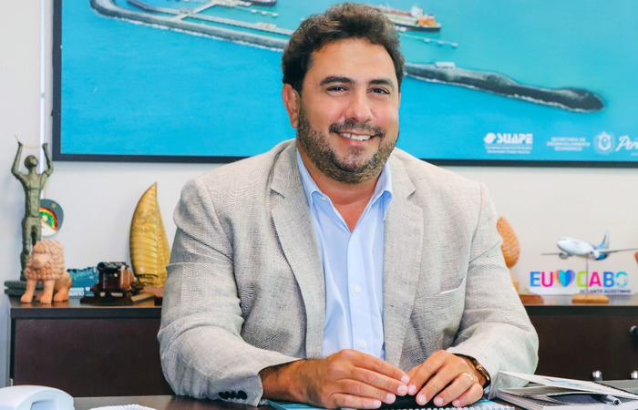 O presidente do Porto de Suape, Roberto Gusmão, é um dos convidados da conversa (Foto: Divulgação) O presidente do Porto de Suape, Roberto Gusmão, é um dos convidados da conversa (Foto: Divulgação)