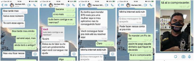 Golpista se deu mal nesta tentativa (Foto: Reprodução) Golpista se deu mal nesta tentativa (Foto: Reprodução)