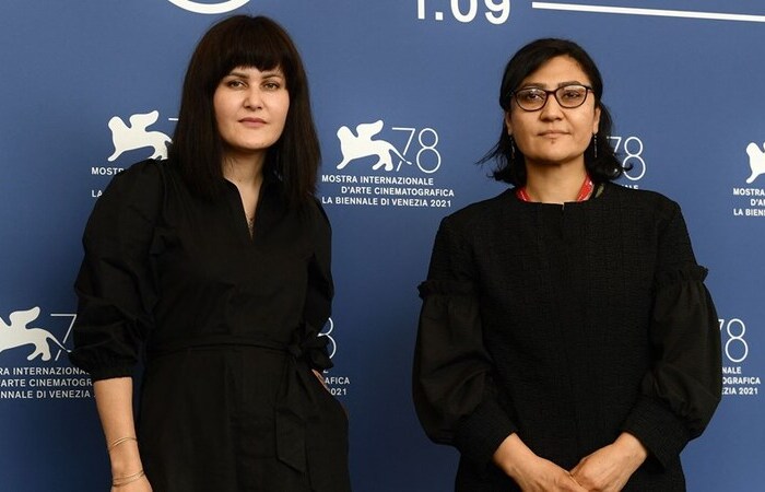 As diretoras Sahraa Karimi e Sahra Mani relataram fuga do pas e relataram risco cultural ao pas (Foto: Filippo Monteforte/AFP)