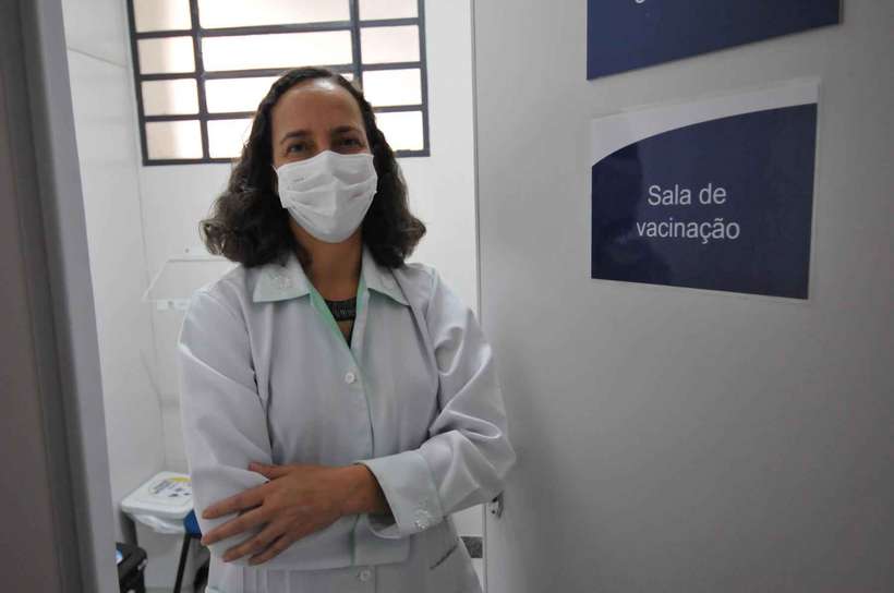 Doutora Cludia Murta ressalta a importncia das vacinas e o combate s fake news (Foto: Gladyston Rodrigues/EM/D.A Press)