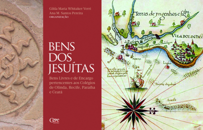 Capa do livro e Atlas histrico e cartogrfico do Recife (Foto: Cepe/Divulgao)