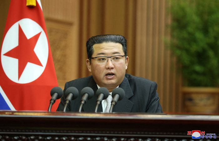(Foto: STR/KCNA via KNS/AFP
) (Foto: STR/KCNA via KNS/AFP
)