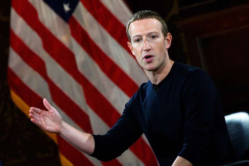 (As ações da empresa de Zuckerberg, negociadas na Bolsa de Nasdaq, tiveram queda de 4,89%, sendo cotadas a US$ 326,23. Foto: AFP / ANDREW CABALLERO-REYNOLDS
) (As ações da empresa de Zuckerberg, negociadas na Bolsa de Nasdaq, tiveram queda de 4,89%, sendo cotadas a US$ 326,23. Foto: AFP / ANDREW CABALLERO-REYNOLDS
)